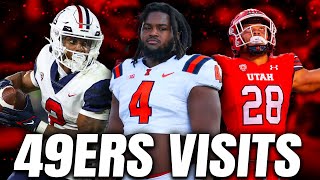 🚨49ers Update: Prospect Visits and Meeting Tracker | Personal Favorite Visits