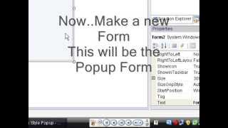 Visual Basic 2008 Msn Style Popup