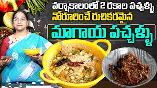 Rama Raavi నోరూరించే మాగాయ పచ్చడి| Mango pickle| Maagaya pachadi| dry mango pickle |magaya | SumanTv