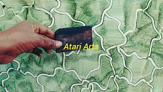 Texture Painting Video | Different Types Of Texture Painting | Wall Painting Design Ideas | atari