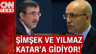 Cevdet Yılmaz ve Mehmet Şimşek Katar'a gidiyor