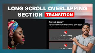 Long SCROLL Item with Overlapping Section Transition Effect For FREE | Elementor Tutorial