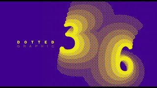 Dotted Text Effect | Adobe Illustrator | Graphic Design