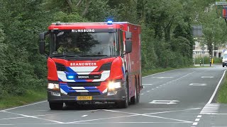 (Nieuwe 16-173) verschillende Ambulances \u0026 Brandweer Rijnsburg met spoed in Leiden