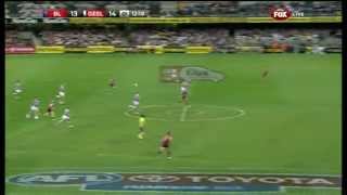 Rich goes long with his lethal left boot - AFL