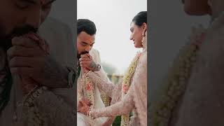 Athiya Shetty and kl Rahul wedding photos #shorts #trending #youtubeshorts #wedding