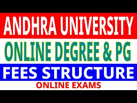 How can I get admission in Andhra University for degree?