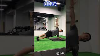 側棒式變化訓練 Side plank variations