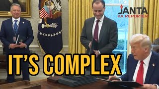 Trump praises for Witkoff on Gaza before meeting Netanyahu, repeats condom lies | Janta Ka Reporter