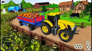 Real Tractor Driving Simulator And Farming Transport Game / Grand Farming Simulator