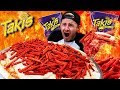 THE TREMENDOUS TAKIS PIZZA CHALLENGE (12,000+ CALORIES)