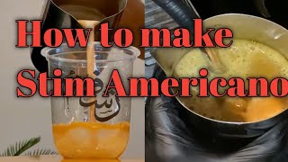 How to make Steamed Iced Americano| How to make Americano Stim 2023