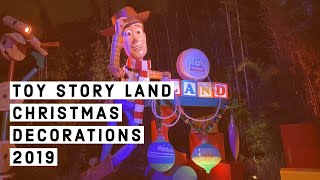 Toy Story Land Christmas Decorations | Disney's Hollywood Studios | Walt Disney World