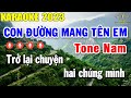 Con Đường Mang Tên Em Karaoke Tone Nam Nhạc Sống | Trọng Hiếu