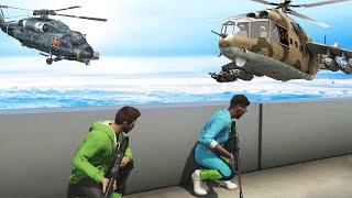 SNIPERS VS HELICOPTERS (GTA 5 Funny Moments)
