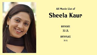 Sheela Kaur Movies list Sheela Kaur| Filmography of Sheela Kaur