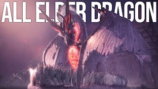 MHW ICEBORNE - ALL ELDER DRAGON ECOLOGY INTRO CUTSCENES