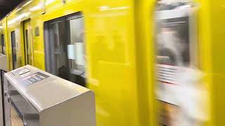 東京メトロ銀座線　赤坂見附駅　メトロ1000系