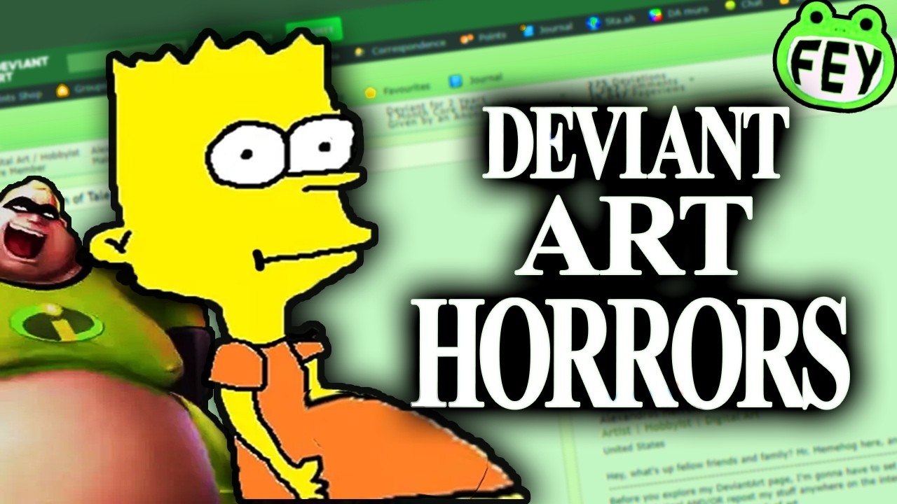 Insane Things From Deviantart Bad Art History Youtube