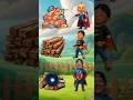 Mana yang kuat Bruno Mail Upin #shortsviral #shorts #cartoon #animasi #animation