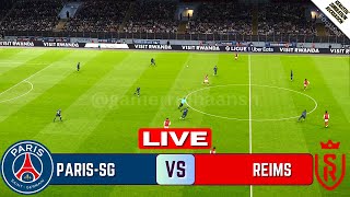 PSG 2 - 2 Reims | France Ligue 1 2023/24 - Match Highlights | Video Game Simulation