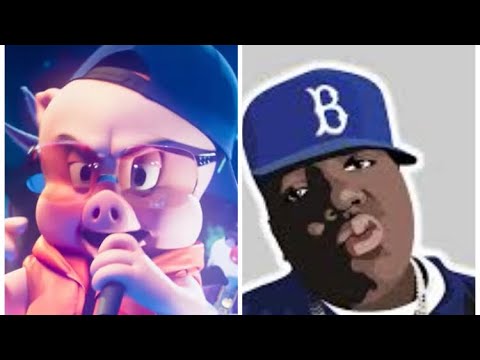 Notorious B.I.G Vs Notorious P.I.G Freestyle🐷 #shorts @NotoriousBIG ...