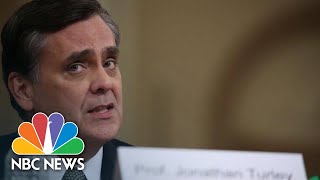 Turley: If You Rush Impeachment 'You're Going To Leave Half The Country Behind' | NBC News
