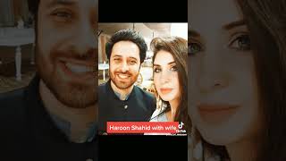 Haroon Shahid with wife #viralvideo #500k #ytshorts #ytstudiohighlights #youtubeshorts #fans lover.