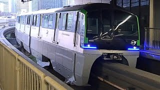 東京モノレール10000形10081F普通羽田空港第2ターミナル行き天王洲アイル駅到着(2024/3/11)