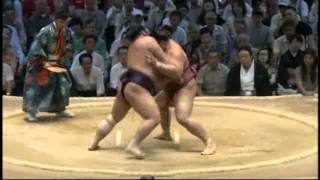 稀勢の里vs栃煌山 2013/7/9