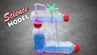 Make a Non-Stop Heron's Fountain | DIY fountain flows without electricity | Science Model