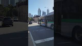 Transperth TP1940 Mercedes-Benz OC500LE CNG Loud ZF Departing W Kickdown