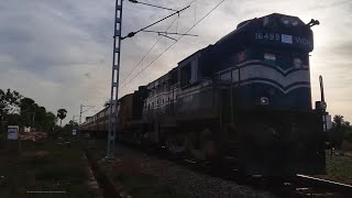 16850 /Rameswaram-Tiruchchirapalli Passenger Express || GOC 16499 WDM-3A |Acceleration at Outer SVGA