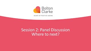 Session 2: Panel Discussion - Where to next?