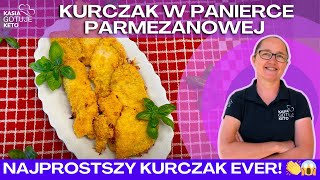 Kasia Gotuje Keto - Kurczak w panierce parmezanowej