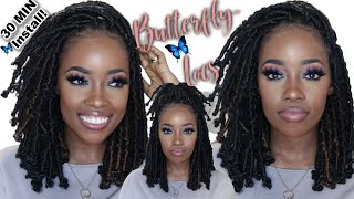 🔥 NEW PRE-TWISTED SLEEK BUTTERFLY LOCS! 30 MINUTE ILLUSION CROCHET BRAIDS | MARY K. BELLA |TOYOTRESS