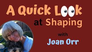 Shaping Behavior with Joan Orr
