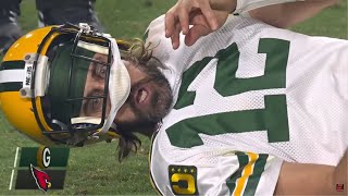 Cardinals Defender With Dirty Hit on Aaron Rodgers 😮 | Cardinals vs Packers