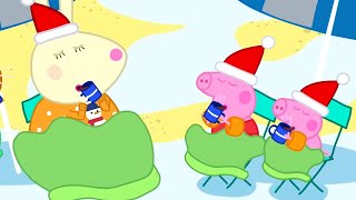 Hot Chocolate on the Beach!  🏖️ Peppa Pig Full Episodes 🎄 Peppa Pig at Christmas