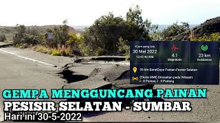 Gempa Mengguncang Painan, Kabupaten Pesisir Selatan - Sumatera Barat Pada Hari ini