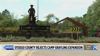 Otsego County unanimously votes to reject Camp Grayling expansion