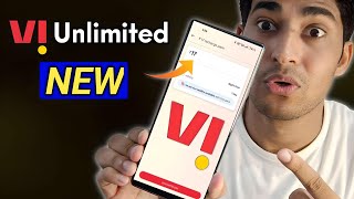 Vi New Unlimited Plan Launched ⚡ Vi Unlimited Data !