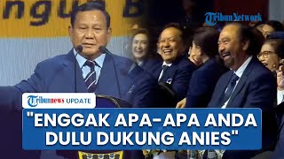 Prabowo ke Surya Paloh: Enggak Apa-apa Anda Dulu Dukung Anies tapi Sekarang Kita Bersatu