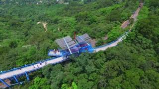 銅鑼 天空步道-霧中油桐花