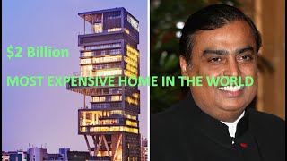 The Most Expensive $2 Billion House In The World | mukesh ambani | India