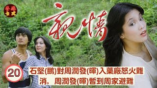 【周潤發 鄭裕玲TVB劇】 親情 Brothers 20/75 |石堅(鵬)對周潤發(暉)入藥廠怒火難消| 周潤發、鄭裕玲、任達華、藍天、黃樹棠|粵語中字 | TVB1980