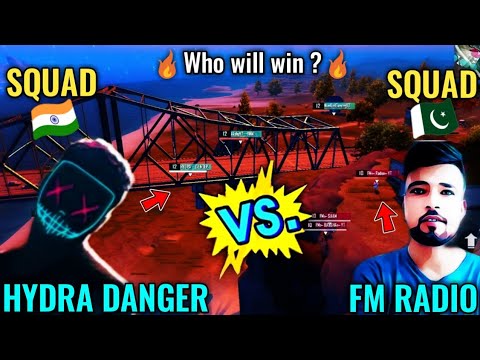 Hydra Danger Vs FM Radio Gaming (SQUAD) Bridge Fight | Elite Custom ...