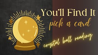 Find Lost Objects Pick a Card Crystal Ball Reading Tarot