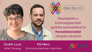 Ők lettek a Civil Díj 2021 közönségszavazásának győztesei! - A #acsaládazcsalád kampány sikere