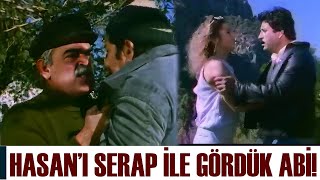 Seni Sevmeyen Ölsün Türk Filmi | Yakup, Hasan ile Serap'ı Kasım Ağa'ya İspiyonlar